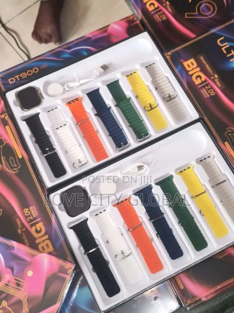 Dt900 Ultra9 Smartwatch 7colour Strap Sport Mode 2” Display