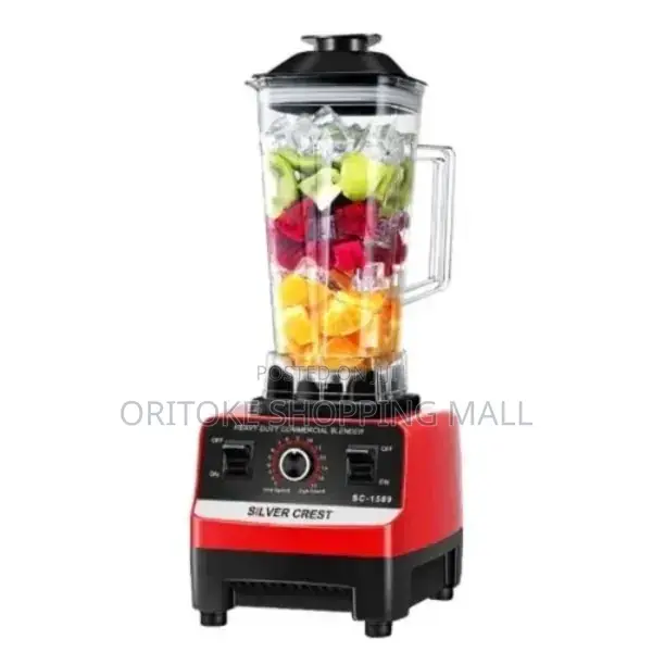 Silvercrest Commercial Blender With 2 Cups -2l - 5500w