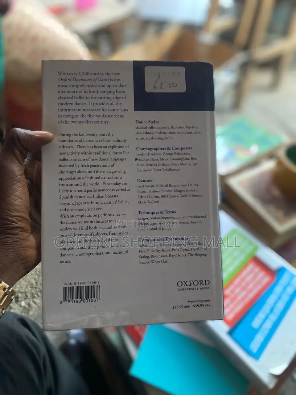 The Oxford Dictionary of Dance [Hardcover] by Debra Craine