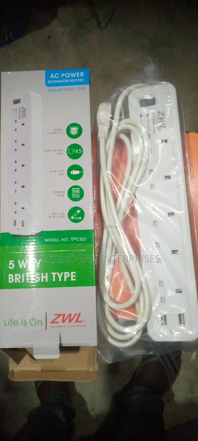 Pure-uk England Tripower Surge Protector