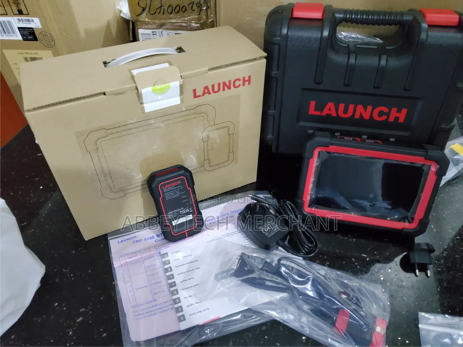 Launch Crp919bt Obdii 2 Cars Scanner With Ecu/Key Programmer