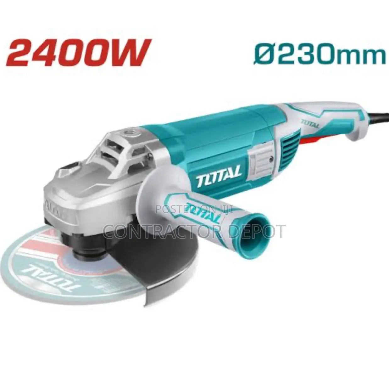 Total 9''(230mm) Angle Grinder 2400w (Tg125
