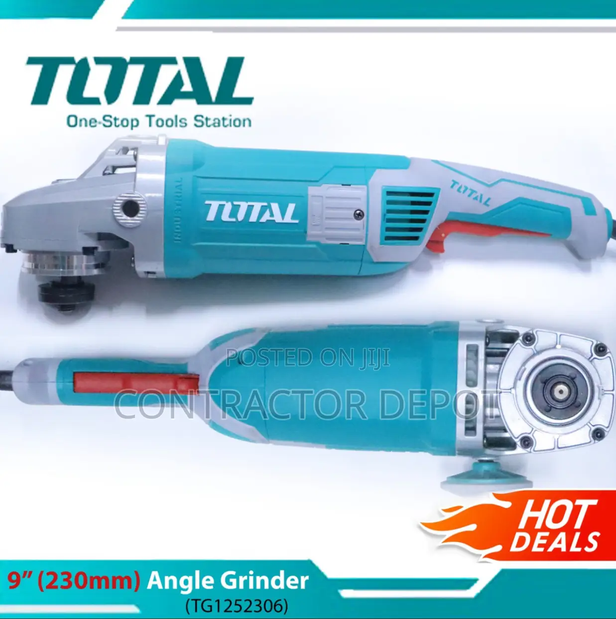 Total Tg1262306, Angle Grinder, 2600W, 220v-240v