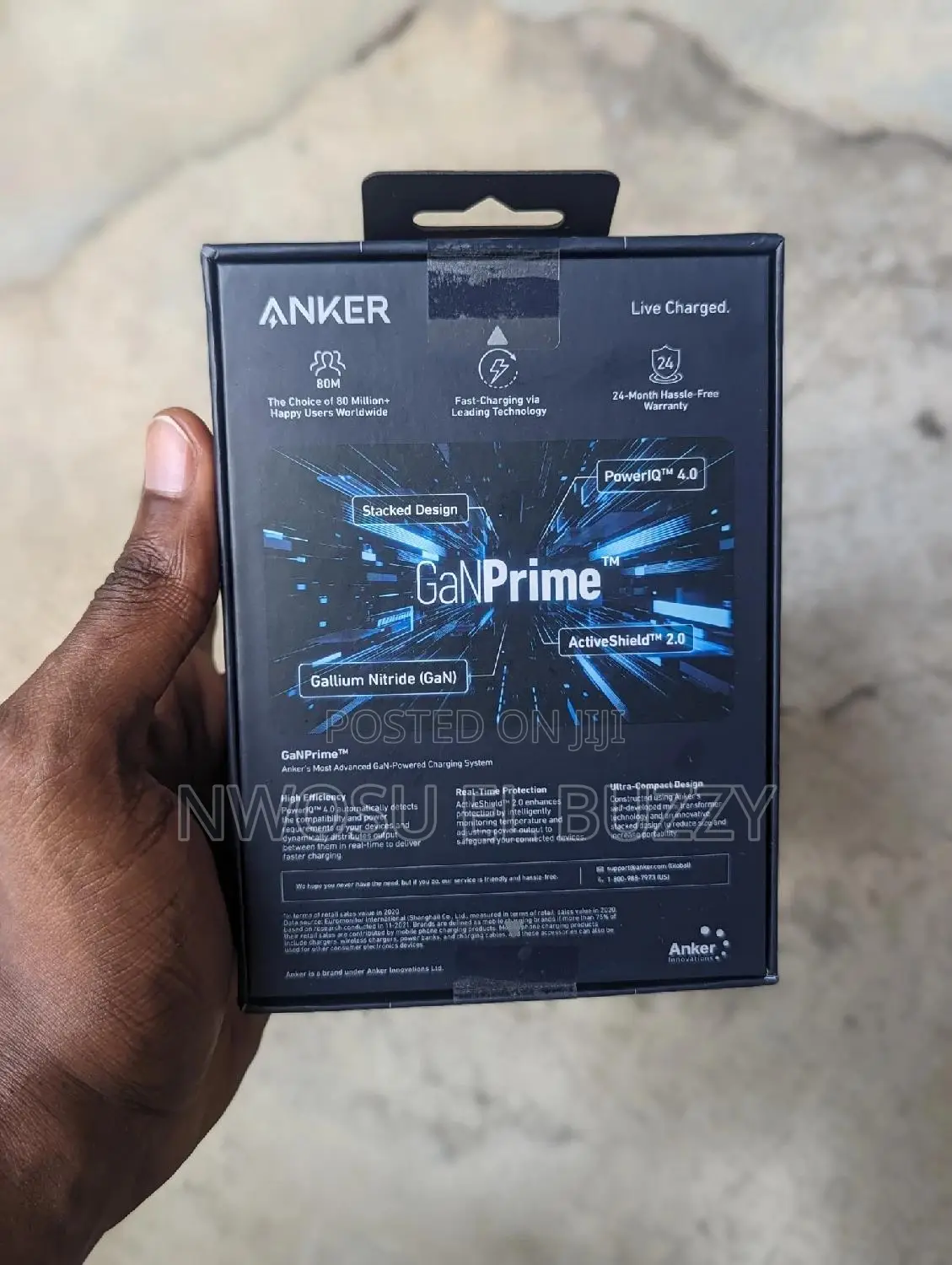 Anker 737 120w 3 Ports Gan Prime Fast Charger