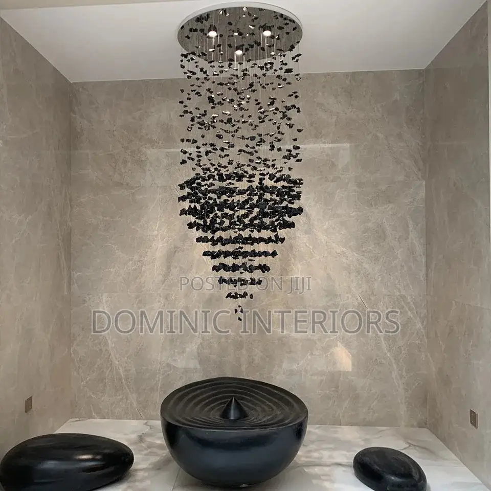 Luxury Stone Crystal Chandelier