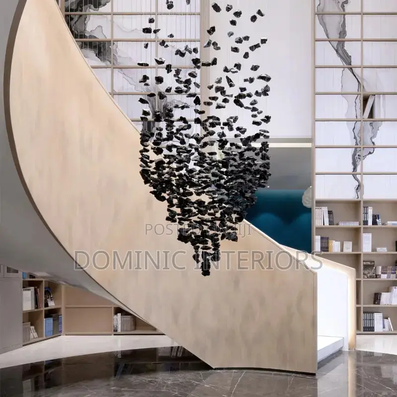 Luxury Stone Crystal Chandelier