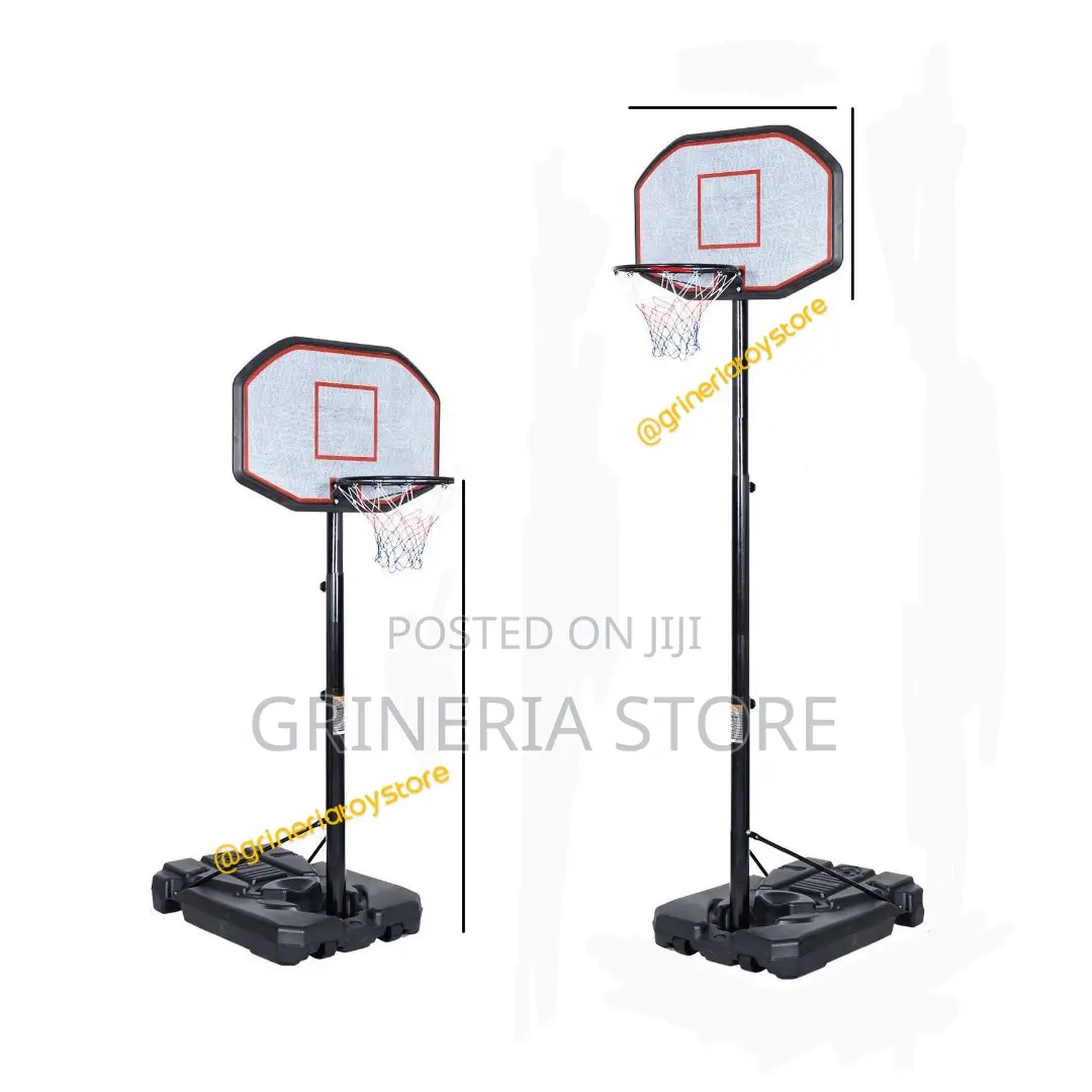 4-7ft Adjustable Iron Basketball Hoop