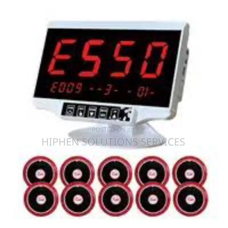 Wireless Remote Nurse Alert System - Patient Call Buttons