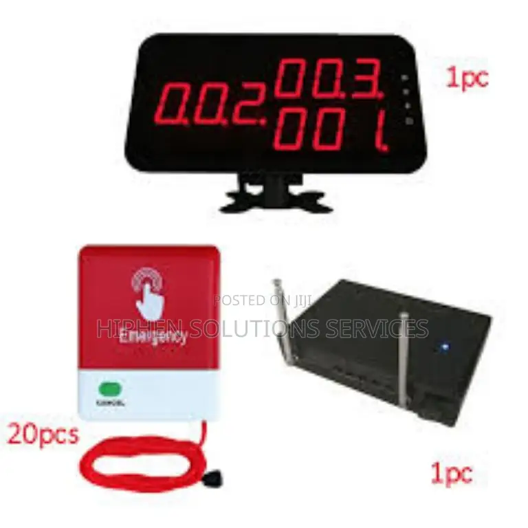 Wireless Remote Nurse Alert System Call Buttons