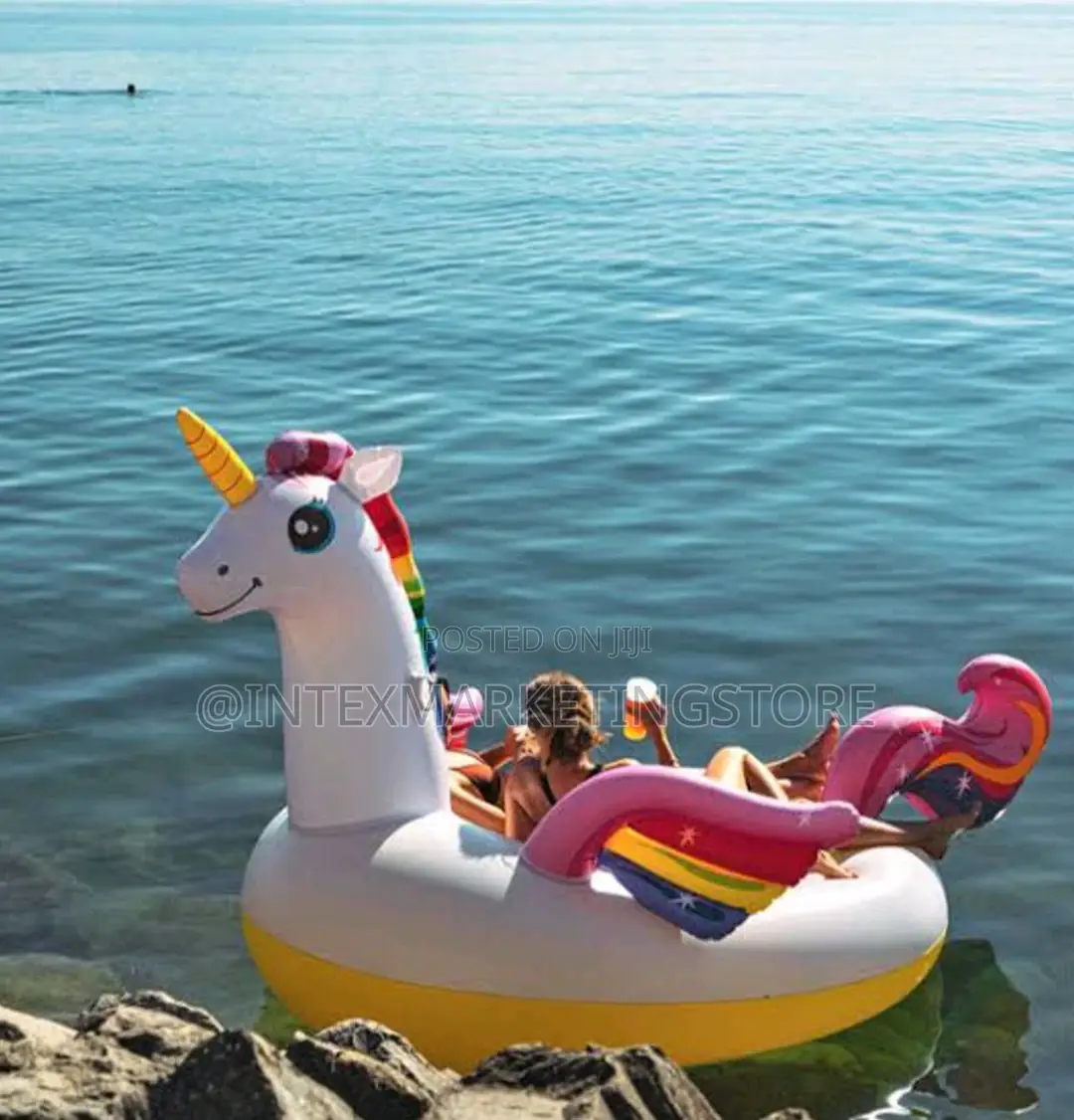Mega Unicorn Inflatable Pool Island Float