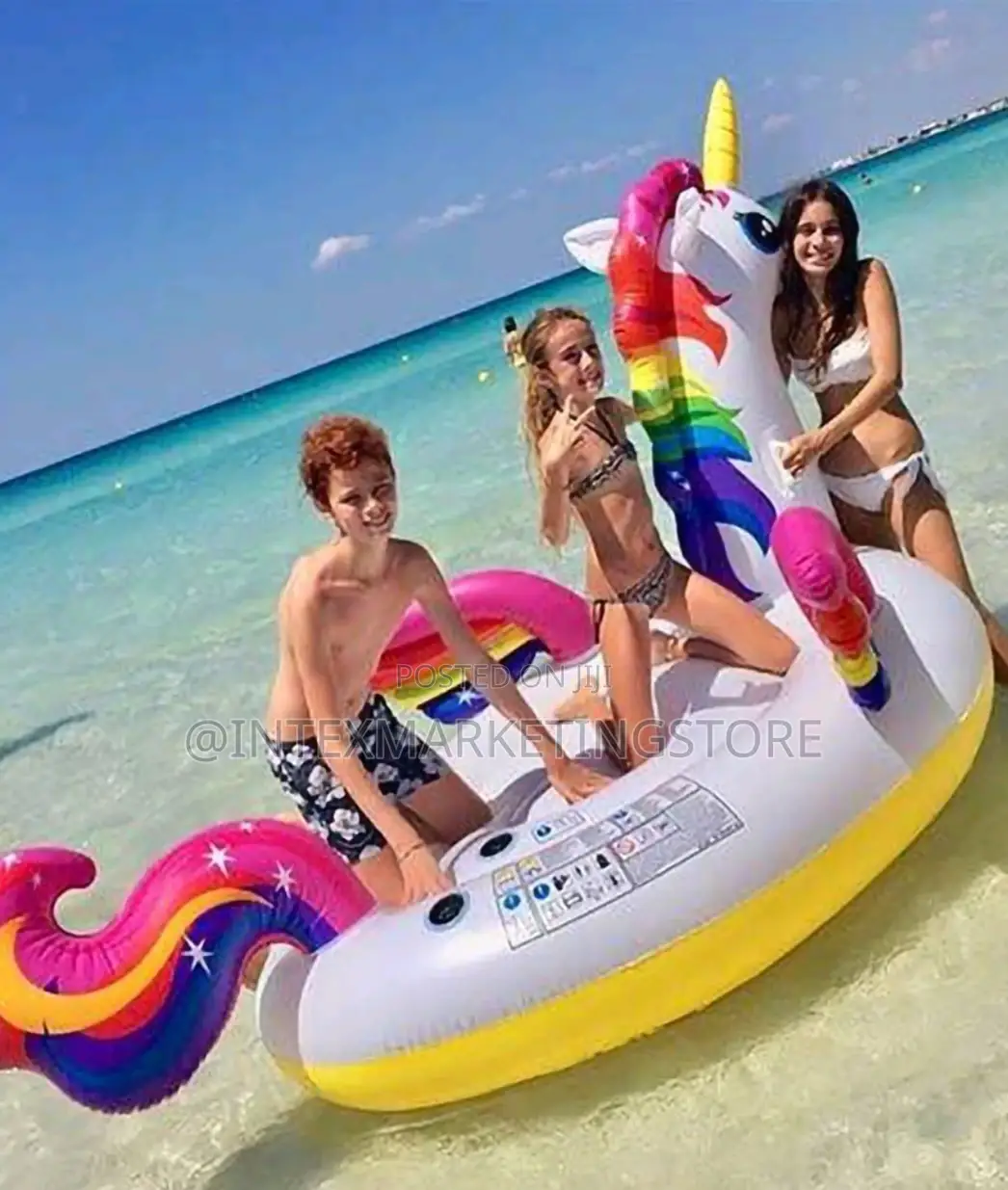 Mega Unicorn Inflatable Pool Island Float