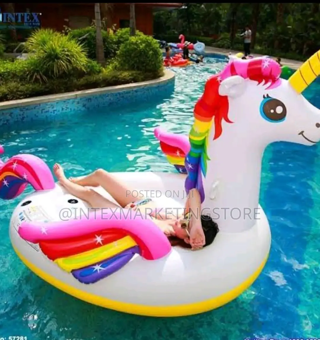 Mega Unicorn Inflatable Pool Island Float