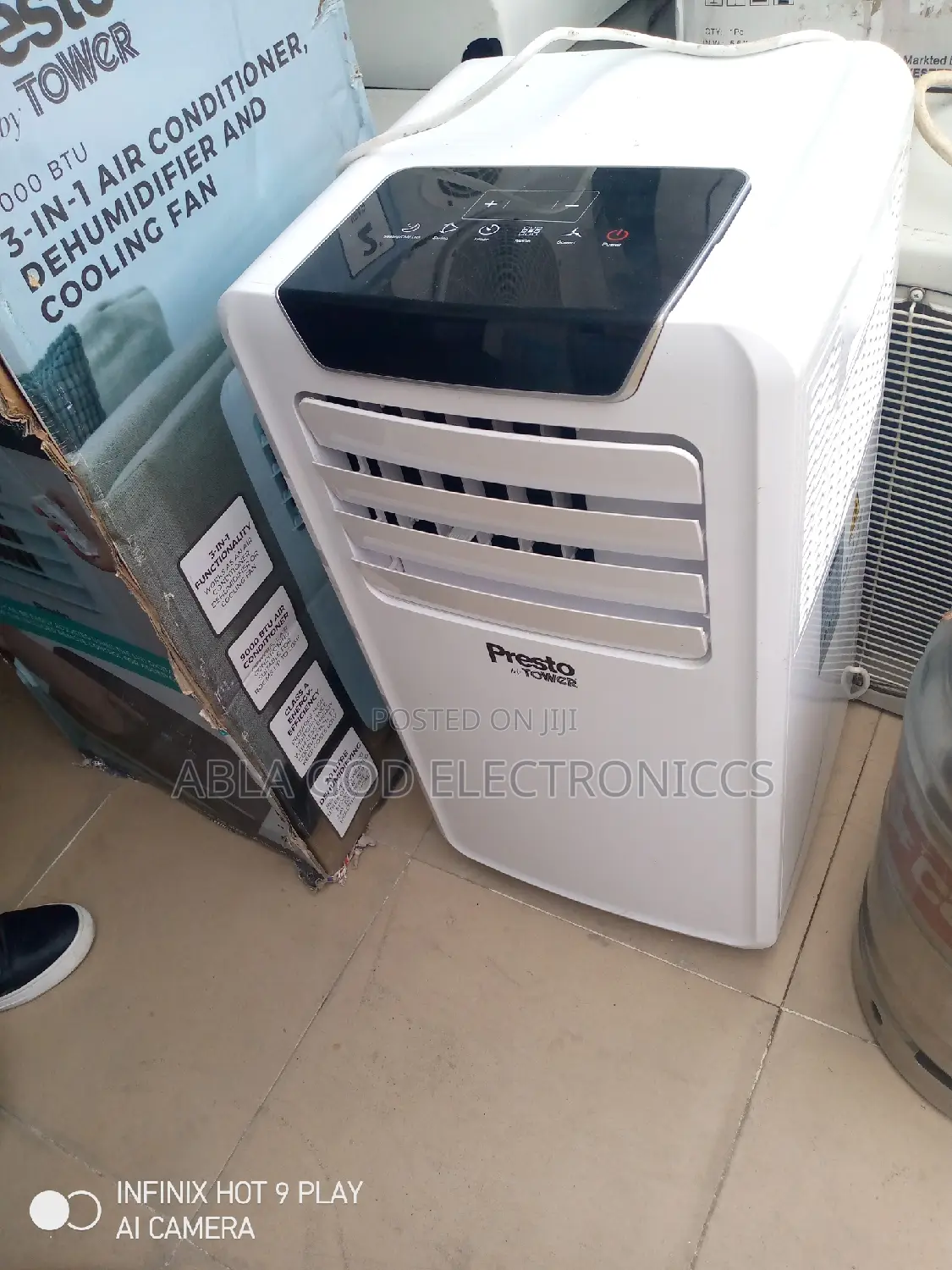 Presto Tower 3in1 Air-Conditioner Dehumidifier Cooling Fan