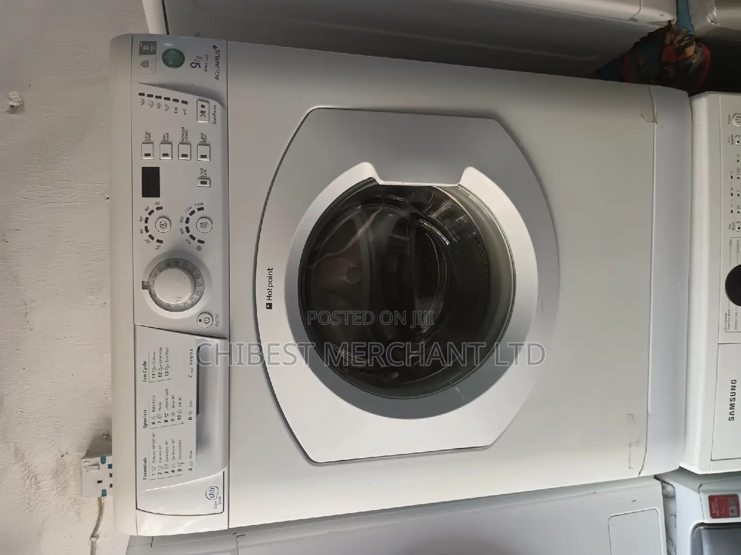 Hotpoint 9kg Washing Machine, Wash, Spin and Rinse