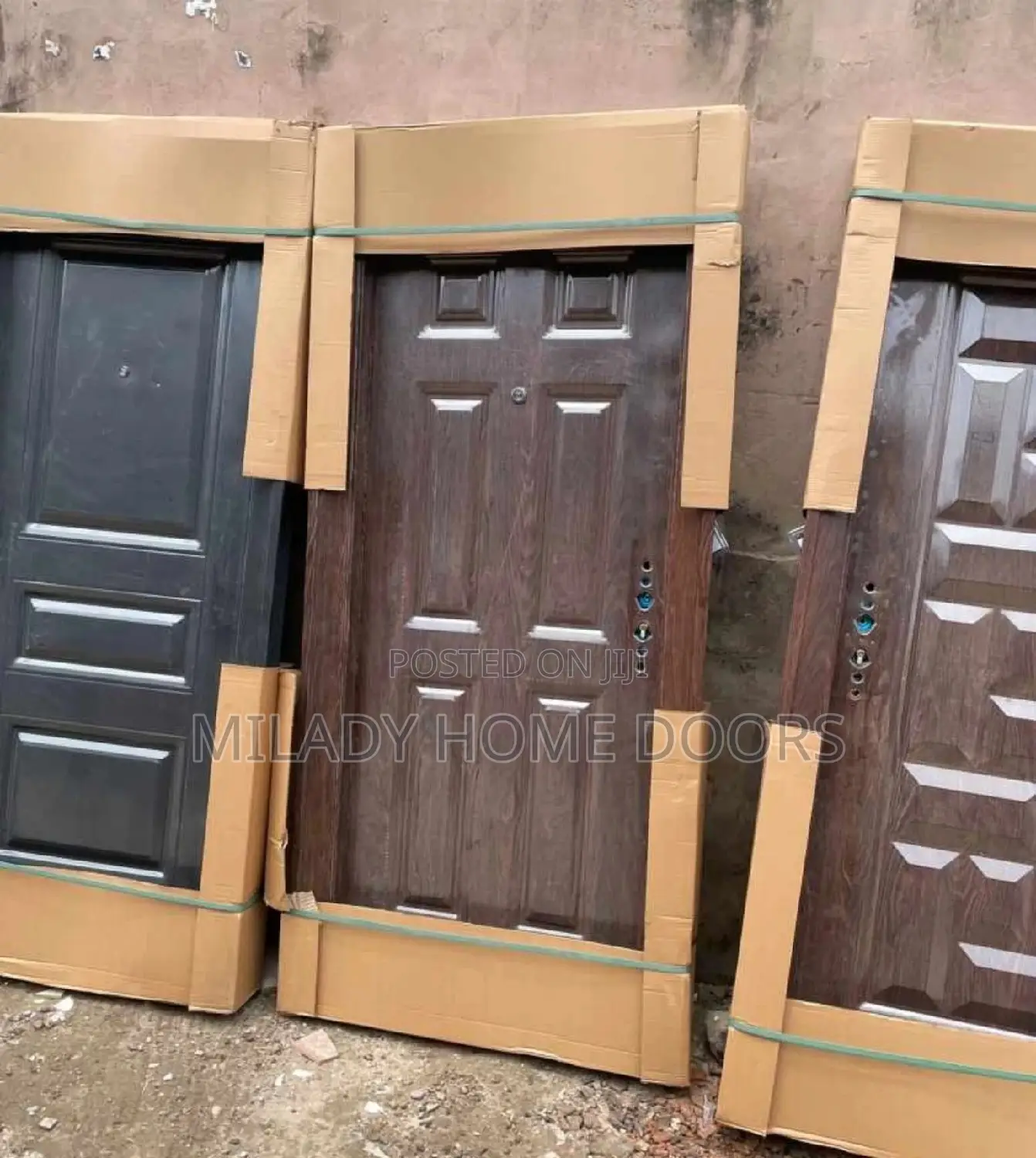 3ft Steel Security Door 6" Frame