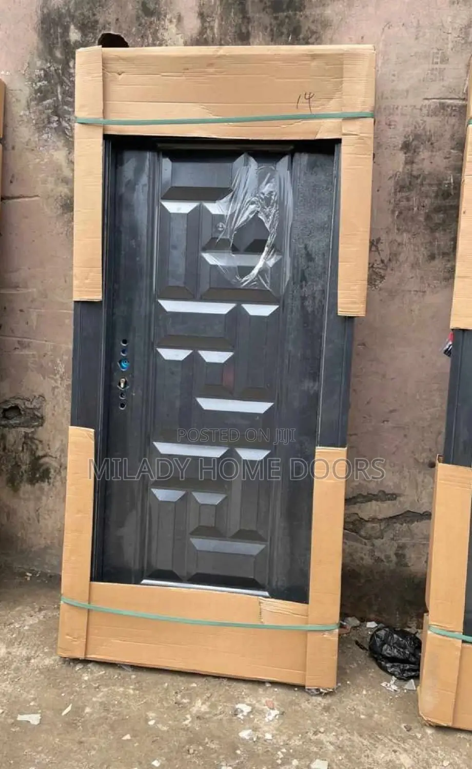 3ft Steel Security Door 6" Frame