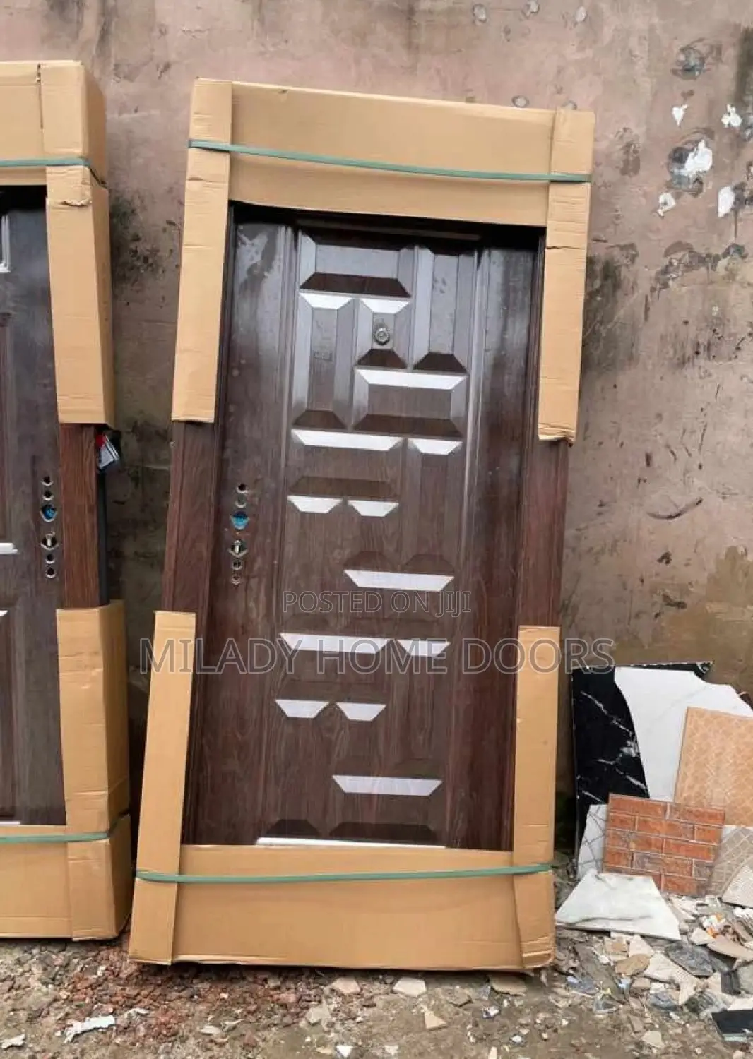 3ft Steel Security Door 6" Frame