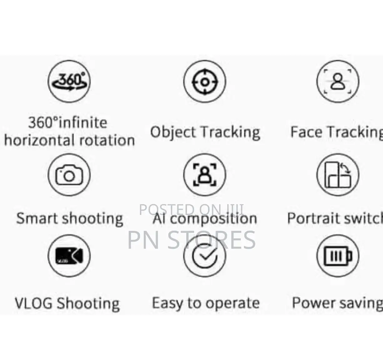 Smart Auto Rotating Robot Camera With Face Tracking Tripod