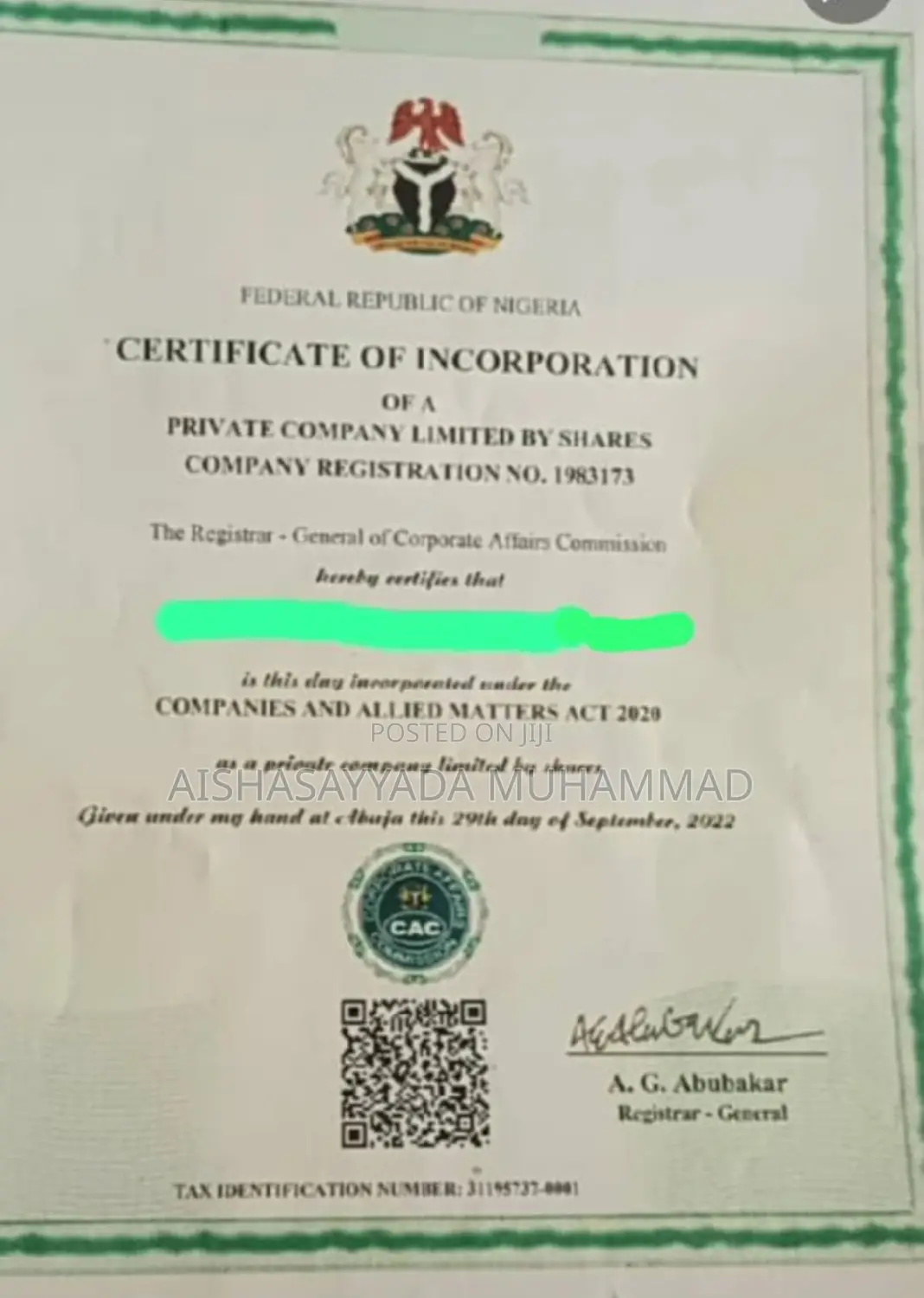 Company Registration
