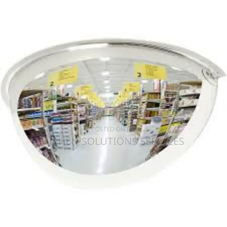 Outdoor Warehouse Side View, Circular Wall Mirror For Office