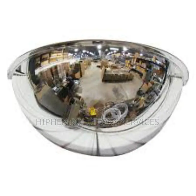 Outdoor Warehouse Side View, Circular Wall Mirror For Office