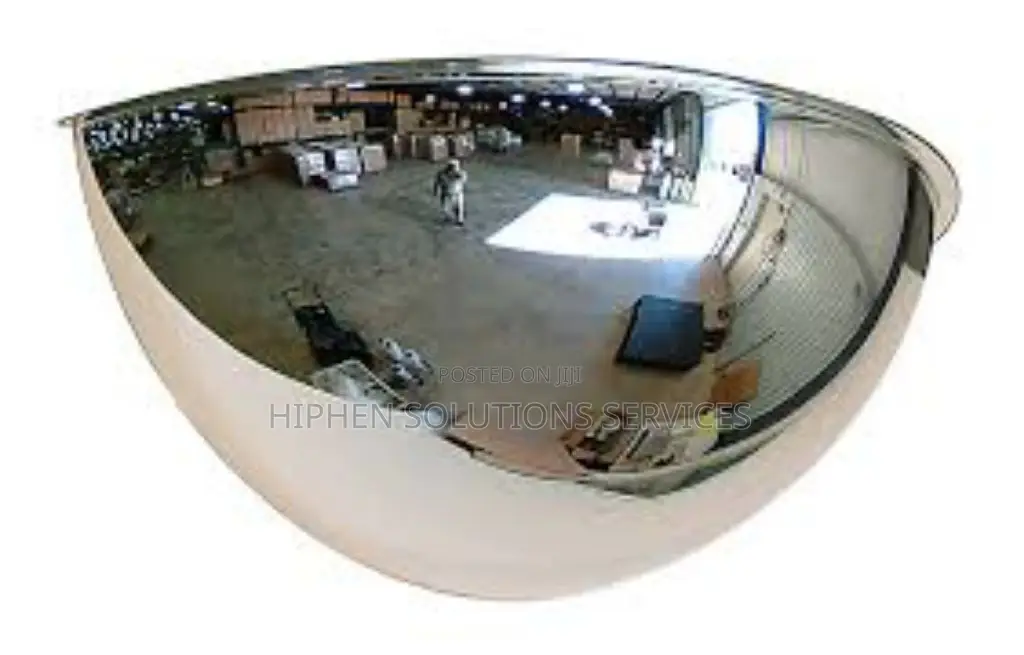 Outdoor Warehouse Side View, Circular Wall Mirror For Office