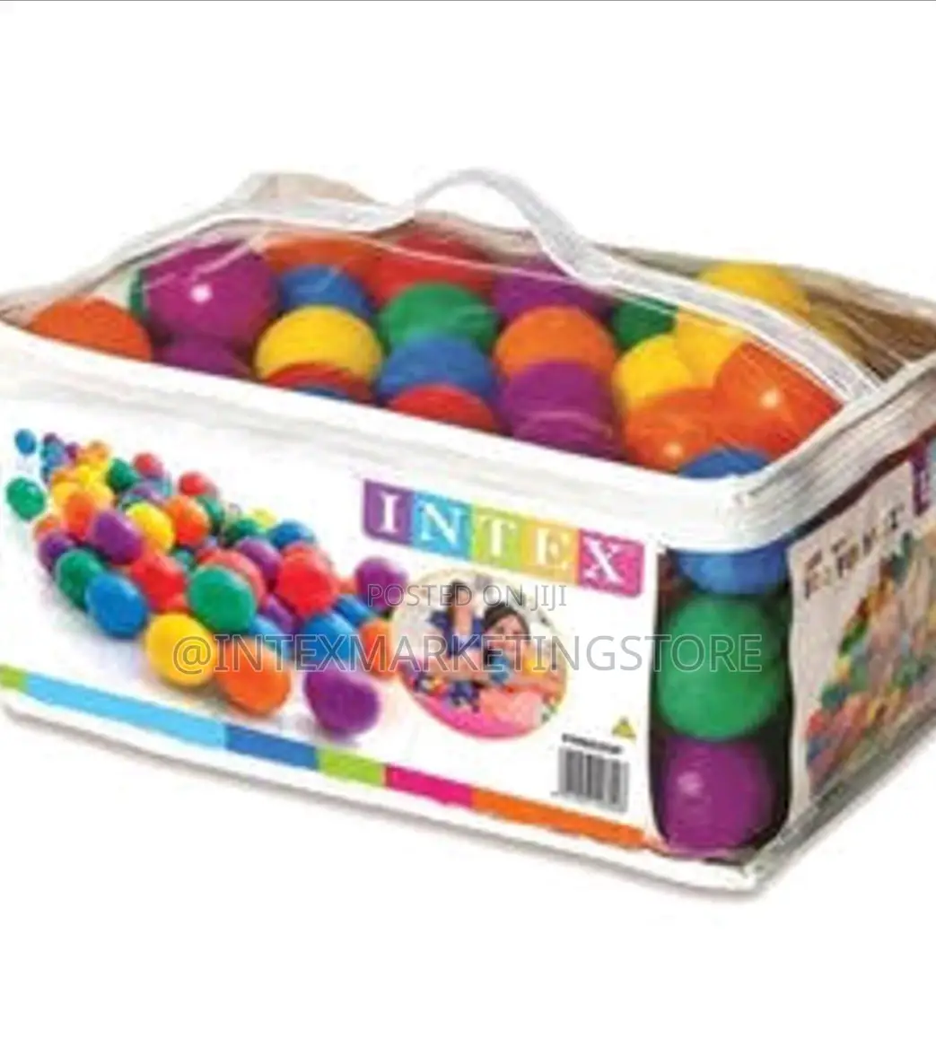 Intex Plastic Small Size Play Balls 100 Pieces