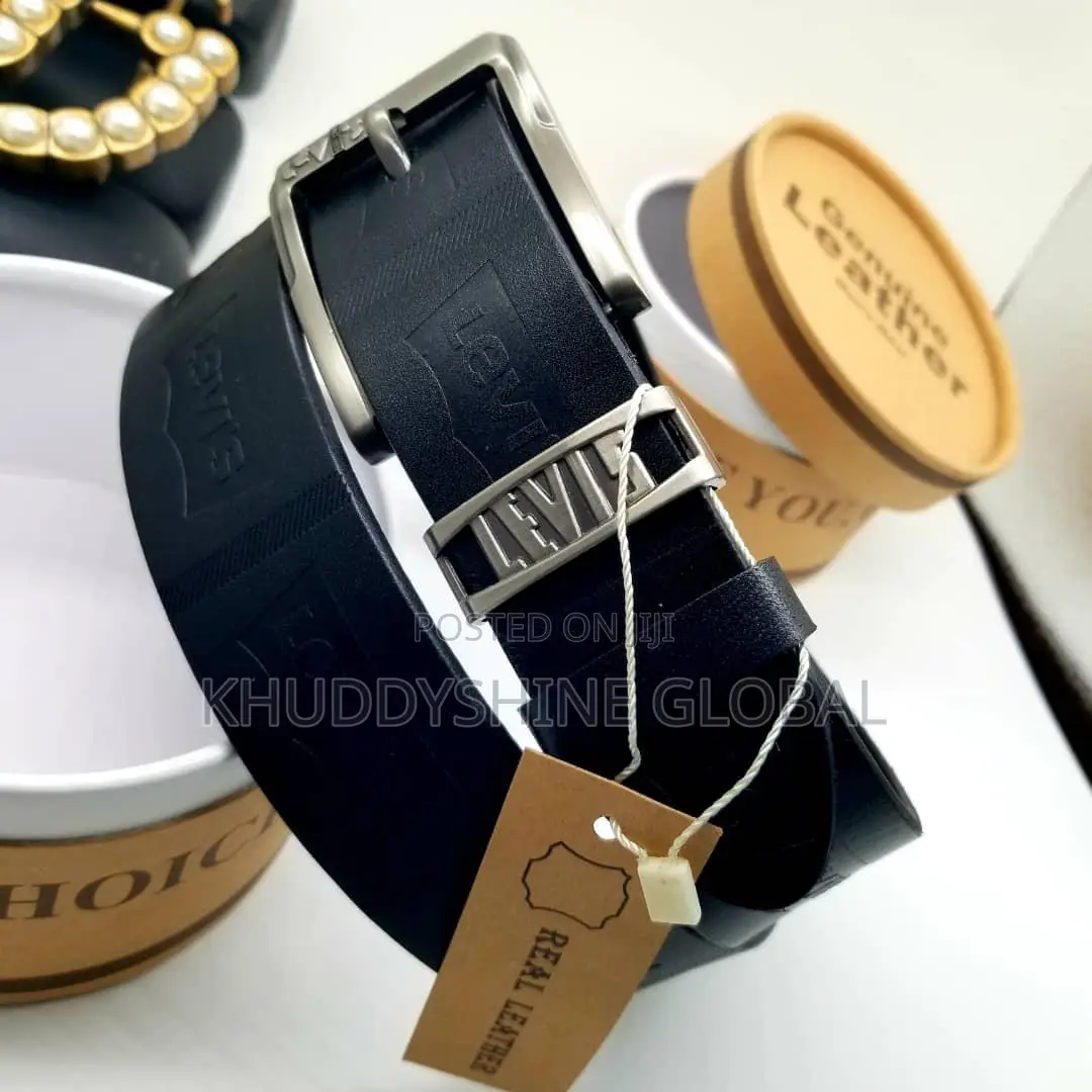 Hermes, Levi's and Versace Designers Men's Belts With Pack