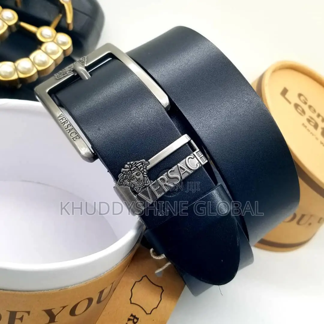 Hermes, Levi's and Versace Designers Men's Belts With Pack