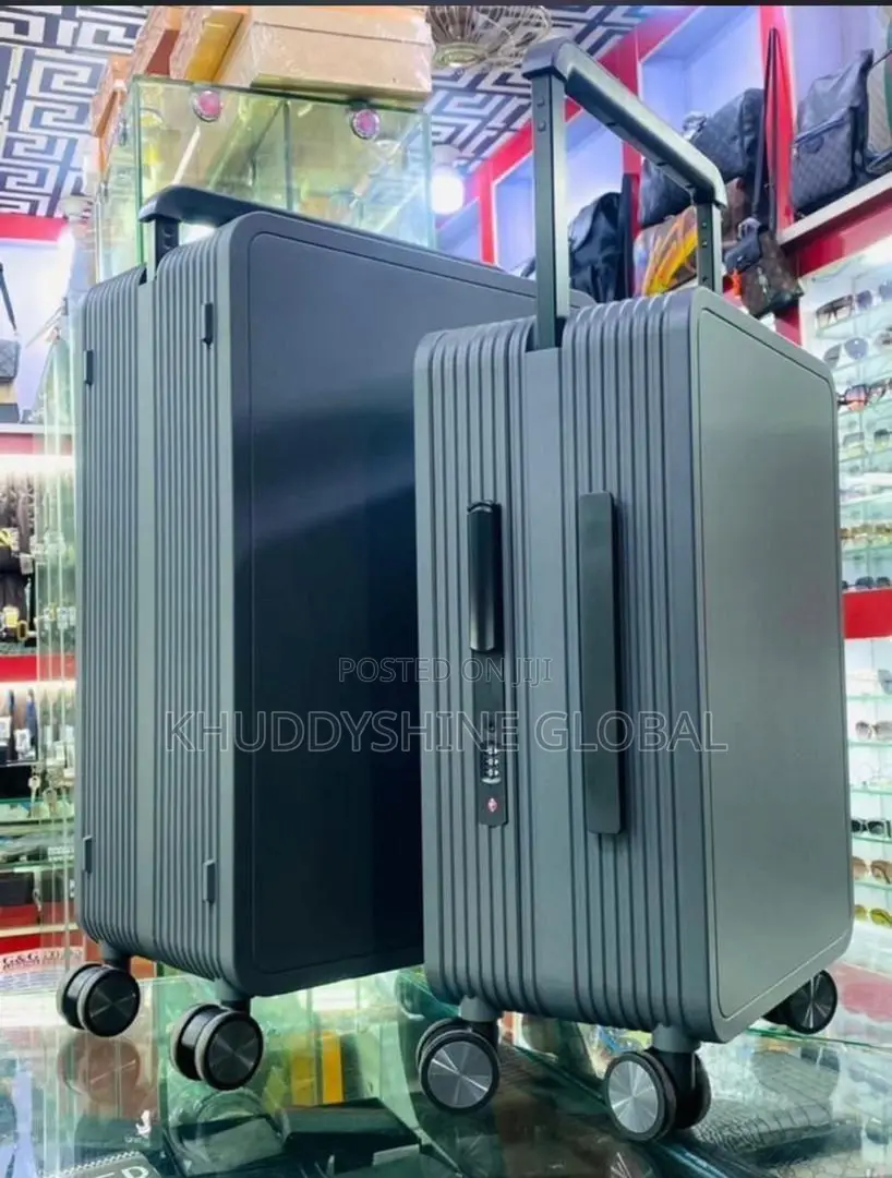High Quality 2 Set Pieces Code Lock Trolley Luggage Bags