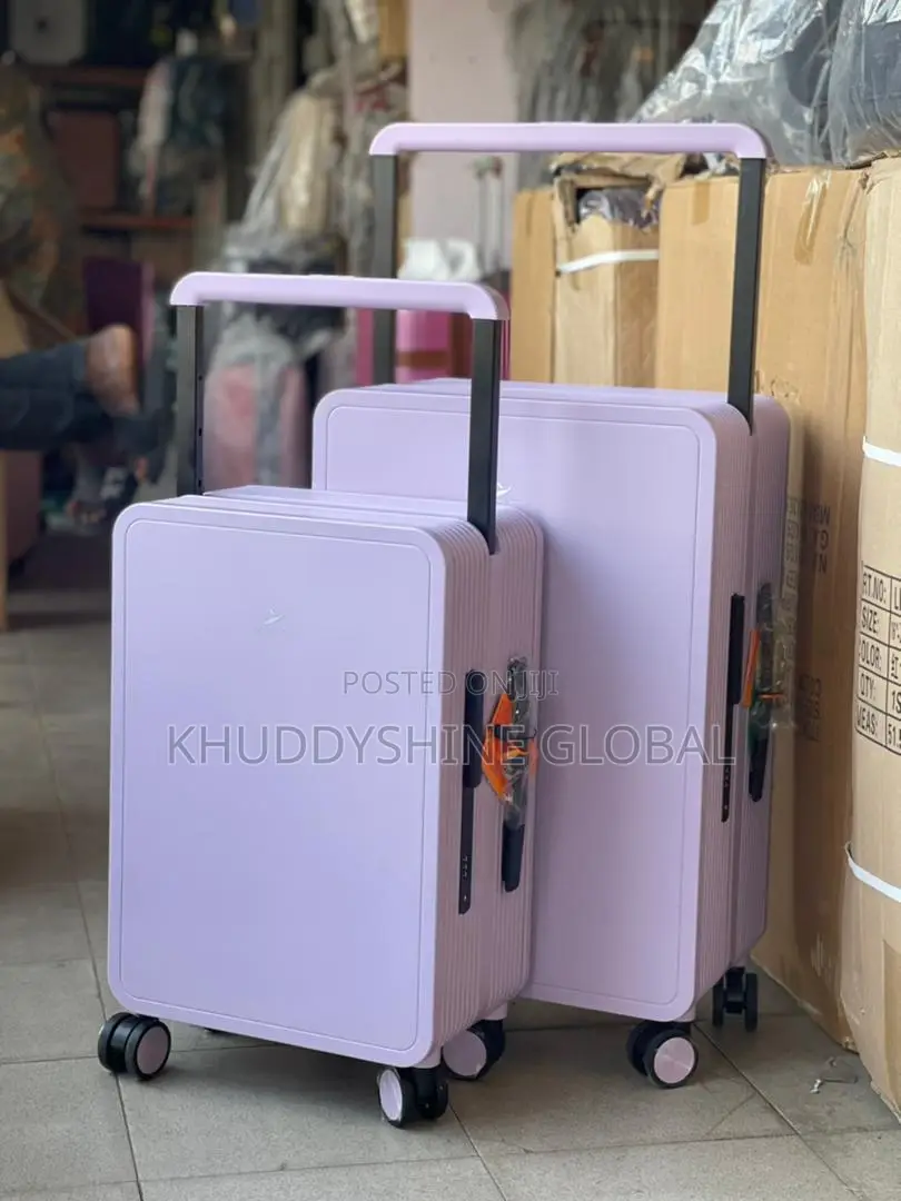 High Quality 2 Set Pieces Code Lock Trolley Luggage Bags