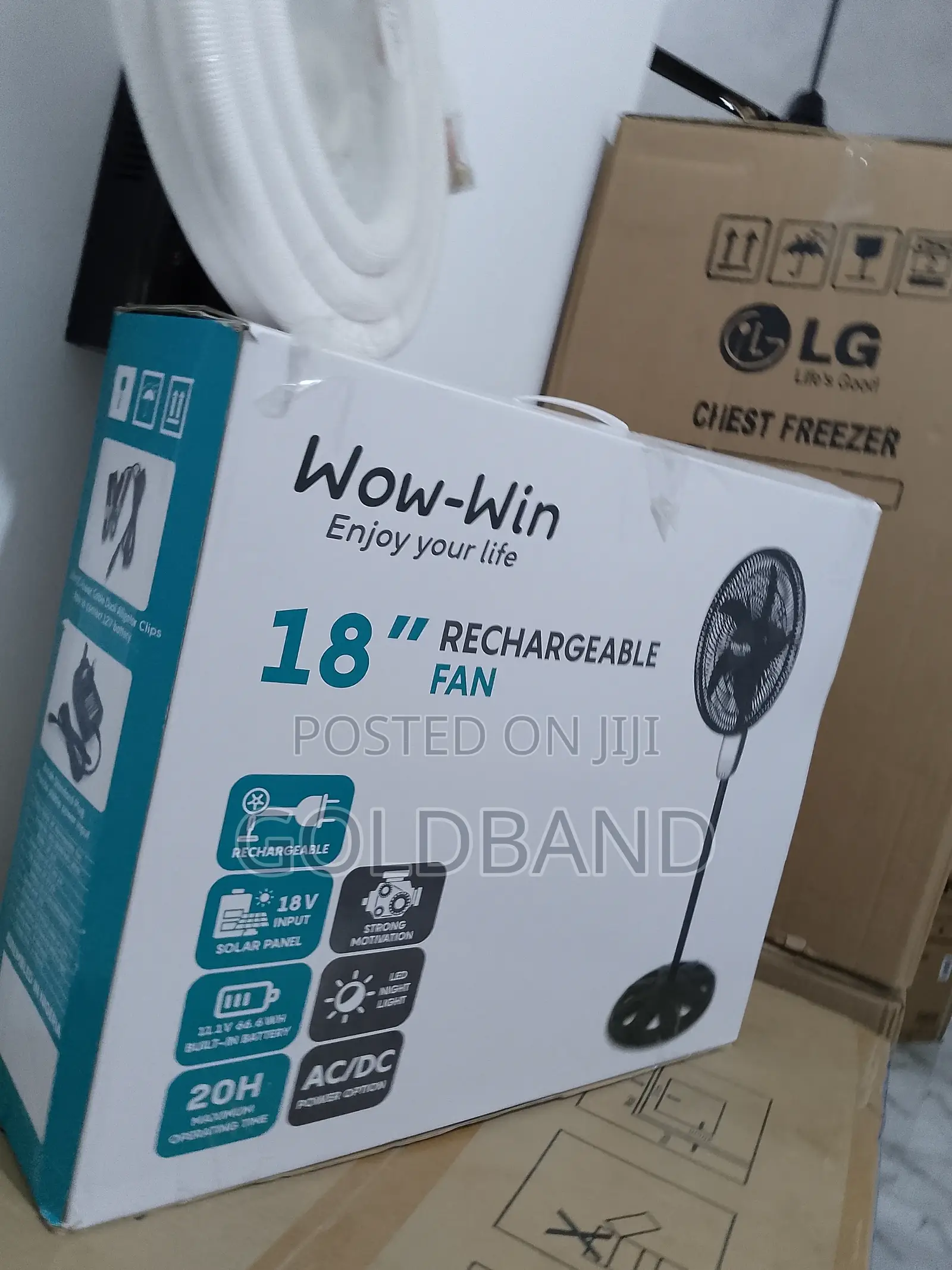 Rechargeable Wow-Win 17.2 Inches Fan