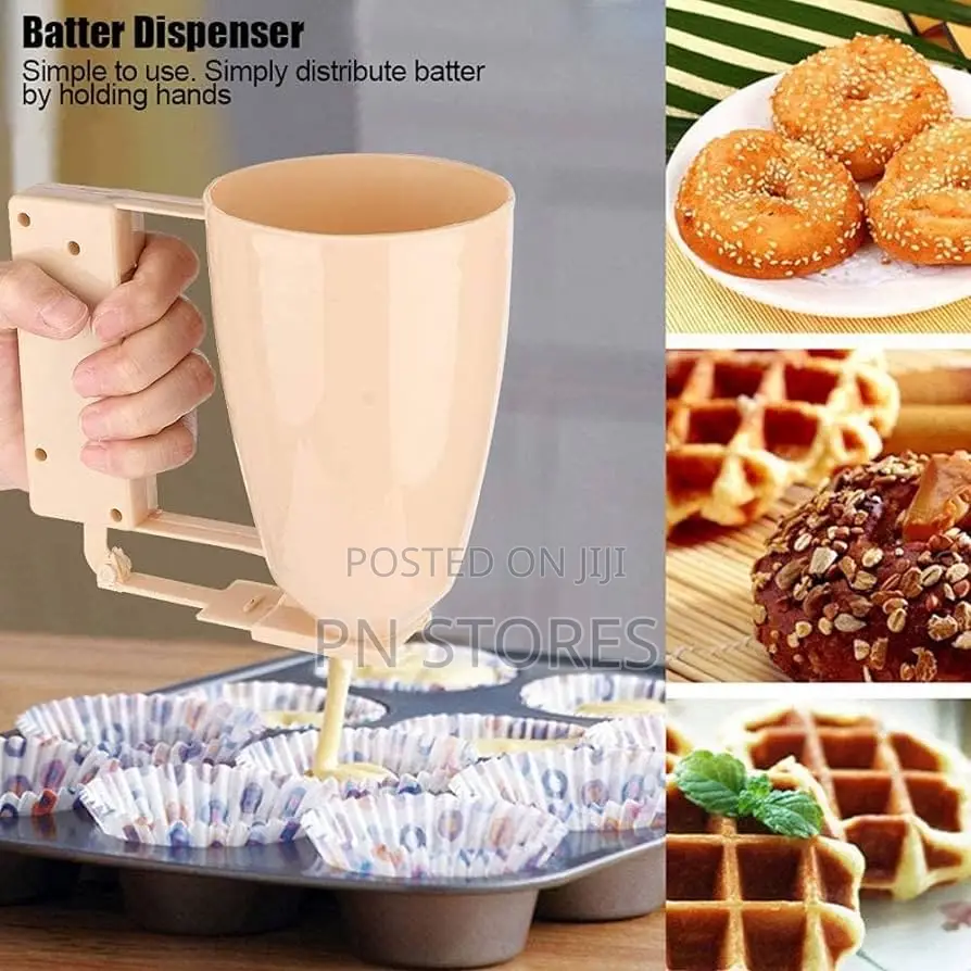 Batter Dispenser for Puff Puff, Pan Cakes and Other Pastery