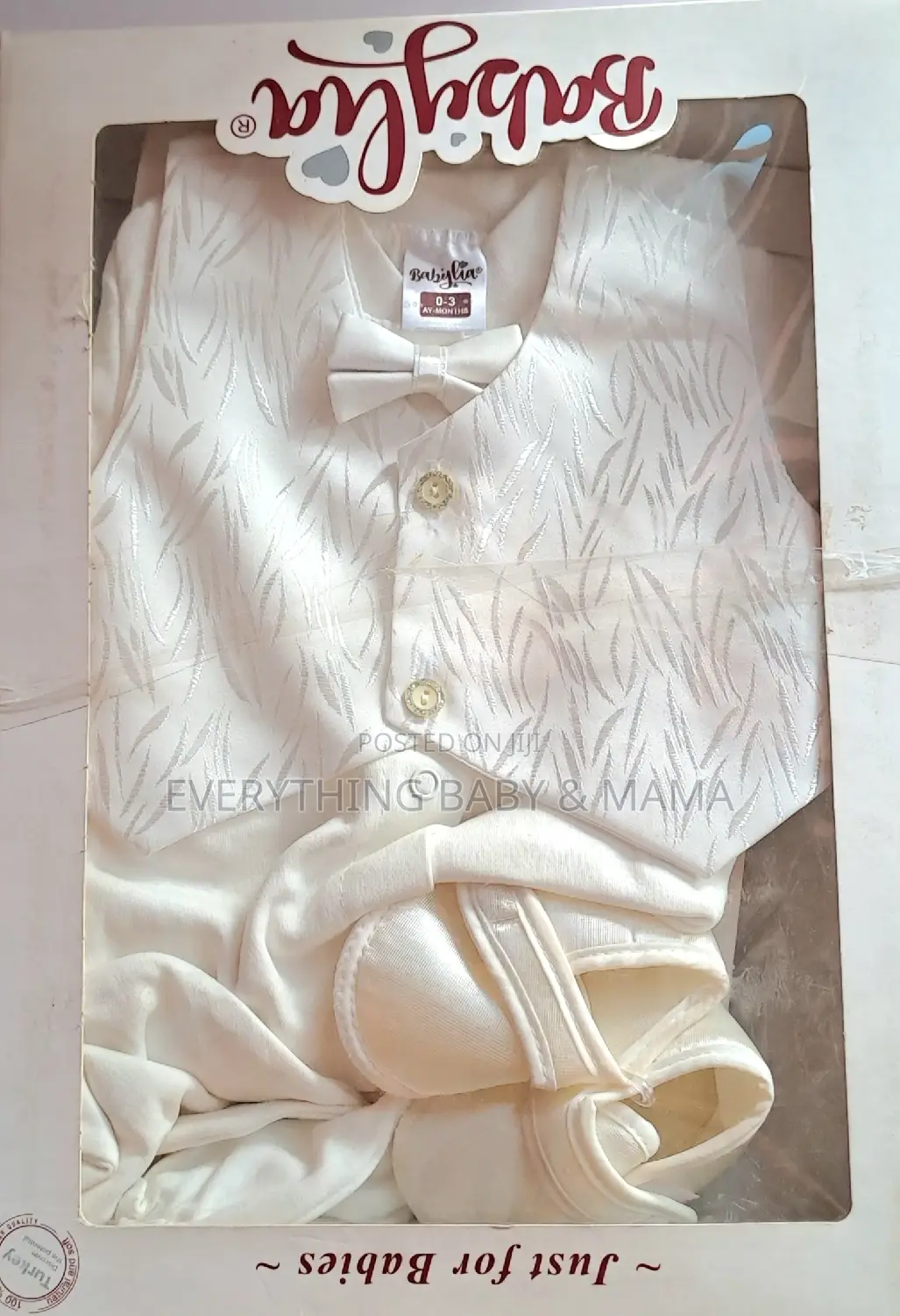 Babylia Christianing Baby Clothes Set