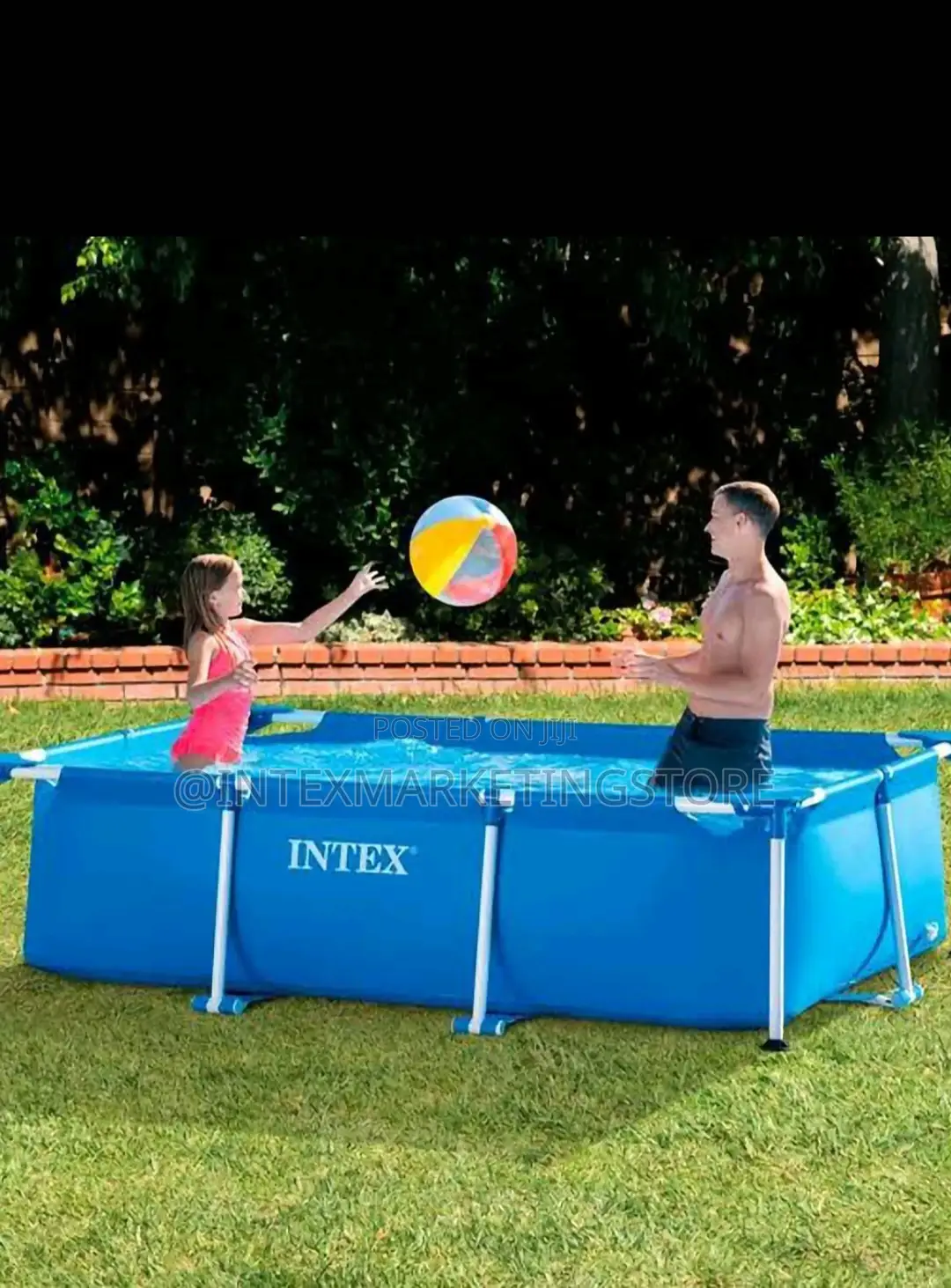 Intex Small Frame Rectangular Pool 7ft.2"X 4ft.9" X 1ft.9"