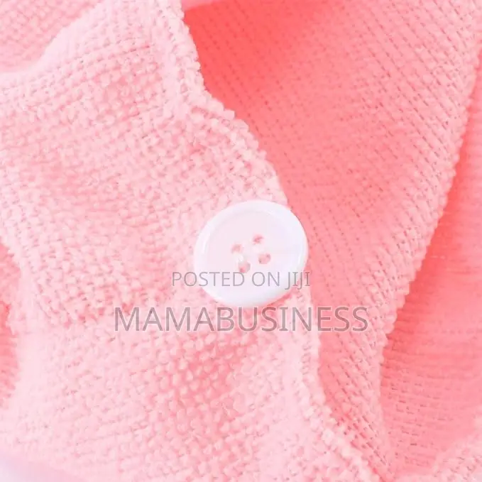 1pcs Microfibre After Shower Hair Drying Wrap-Pink