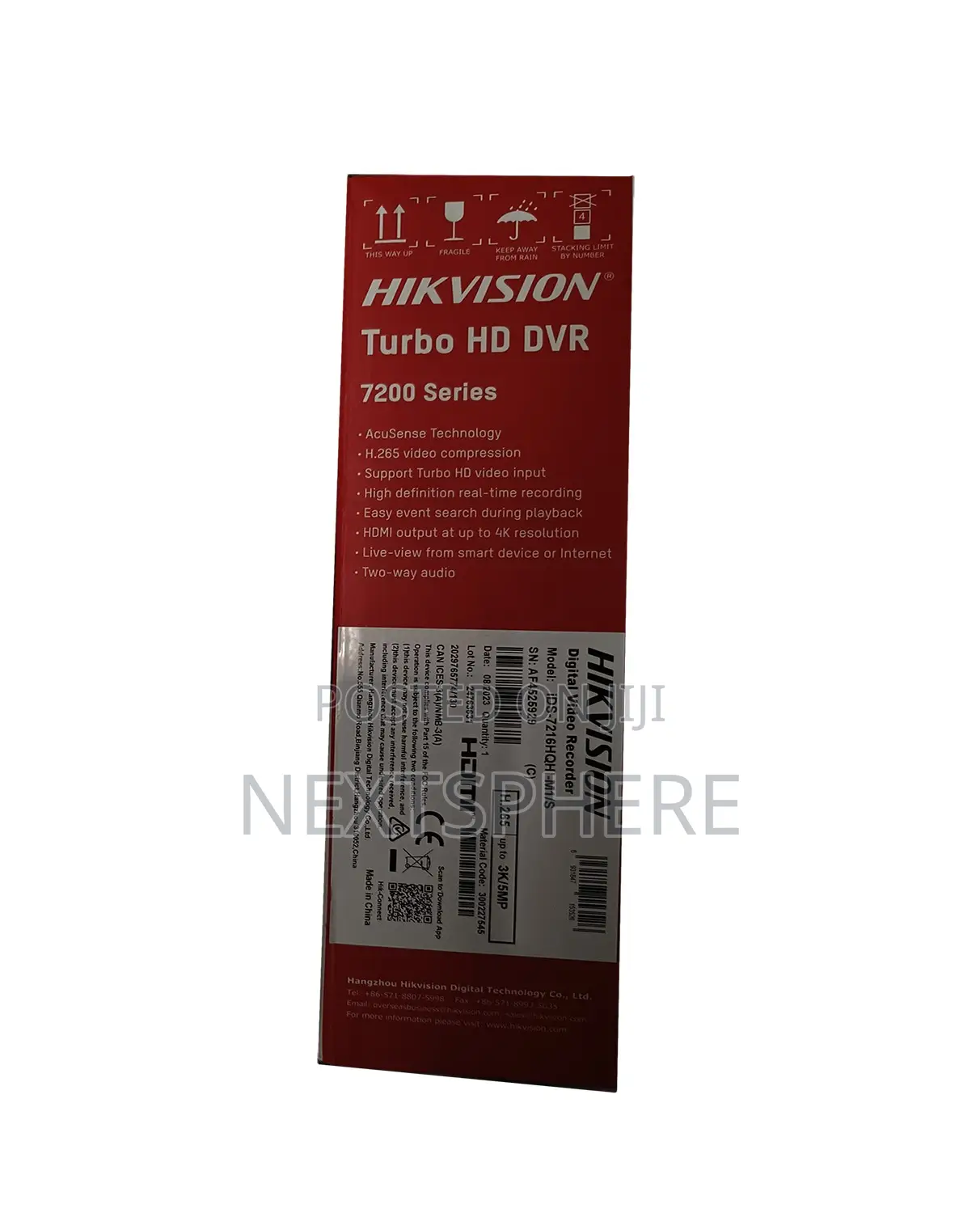 Hikvision Turbo HD DVR 16ch 5mp Hdtvi/Hdcvi/Ahd/CVBS