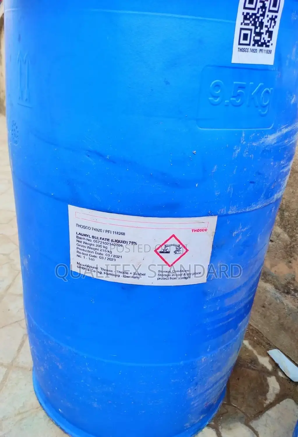 Lauryl Sulphate 200kg ( Liquid Soap Foaming Booster )