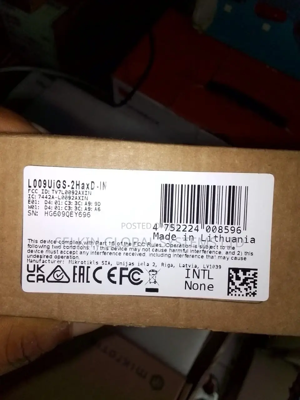 Mikrotik L009uigs-2haxd-in Gigabit Wireless Router