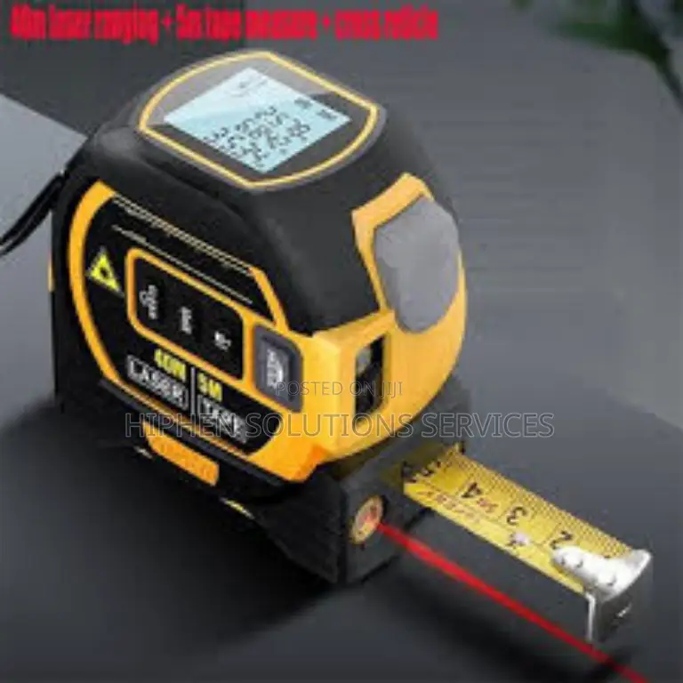 2 In 1 Laser Tape Measure With Digital Screen