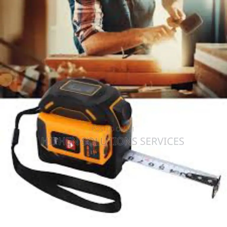 40M 2-in-1 Laser Measuring Tape Retractable