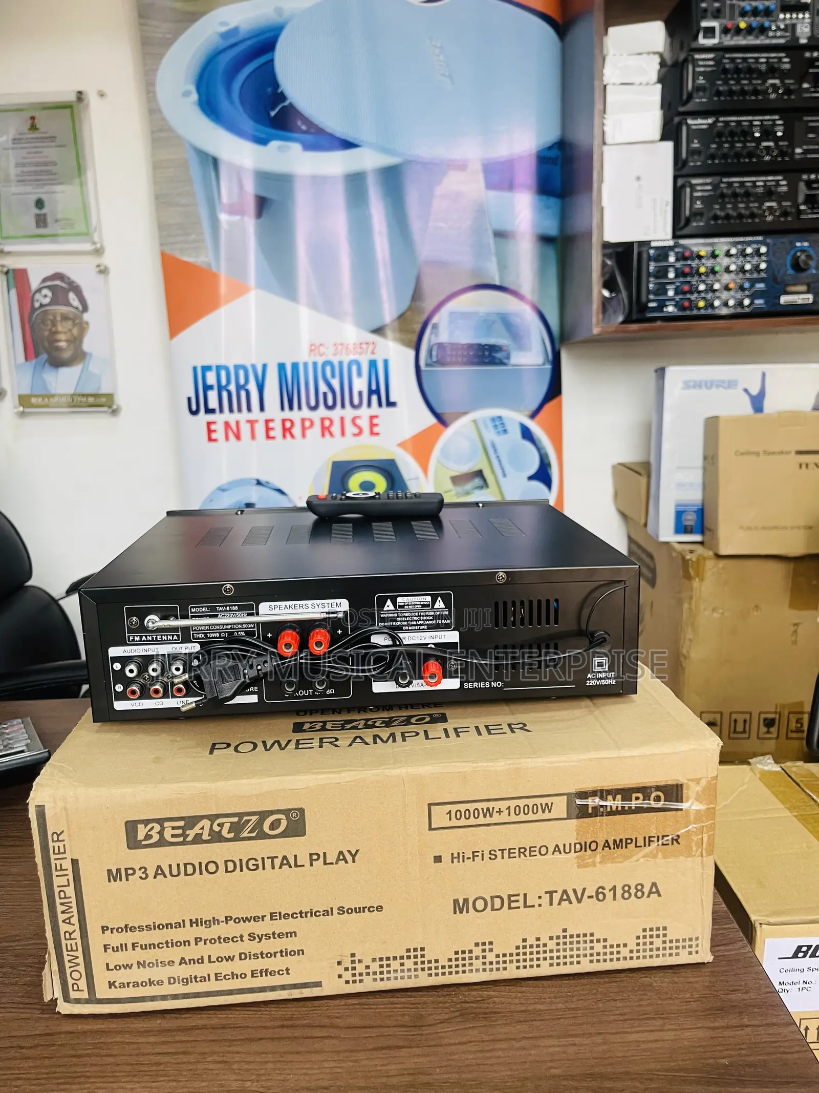 Beatzo Powered Amplifier for Ceiling Speakers