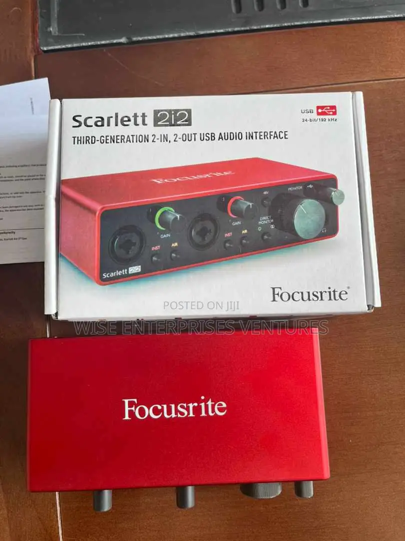 Scarlett 2i2 Soundcard