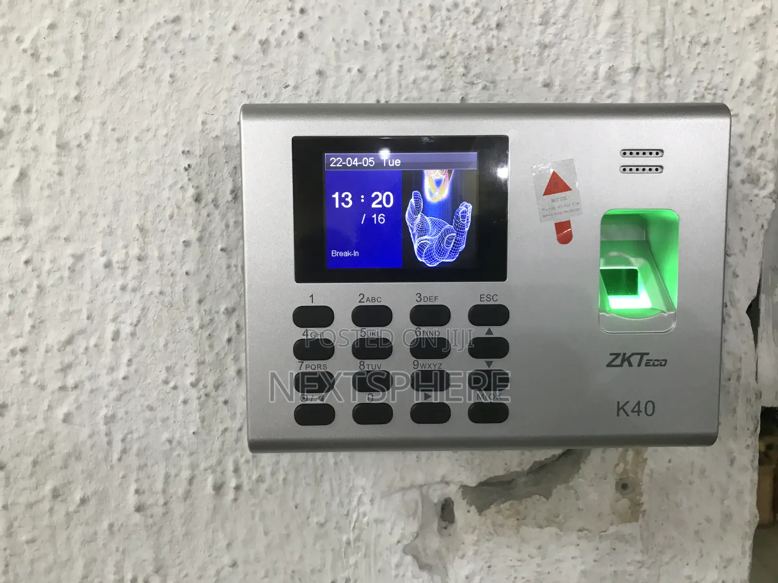 Zkteco Time Attendance Register K40 Biometric Fingerprint