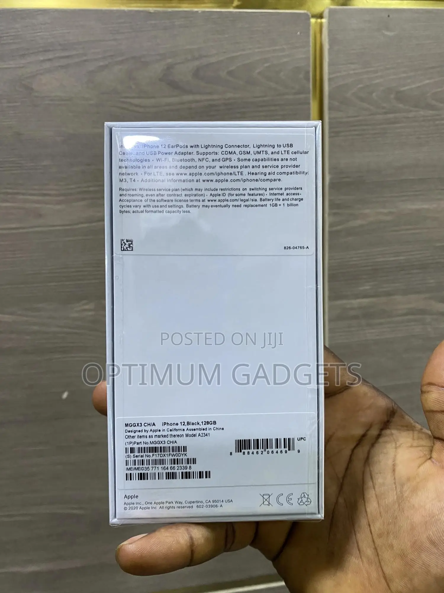 New Apple iPhone 12 128 GB Black