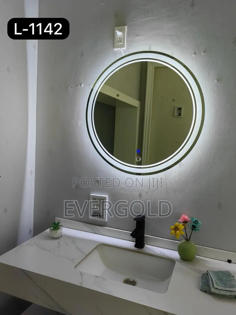 Mirror With Single Light Available