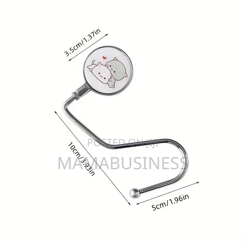 1pc Portable S-Shaped Stainless Steel Hook - Perfect for Bag