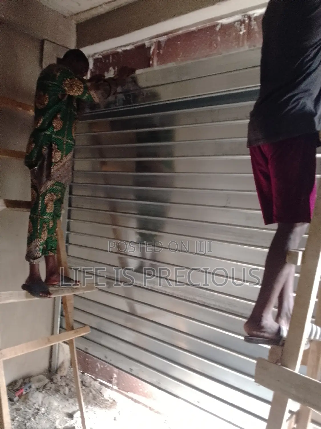 Roller Shutter Door Front Entrance