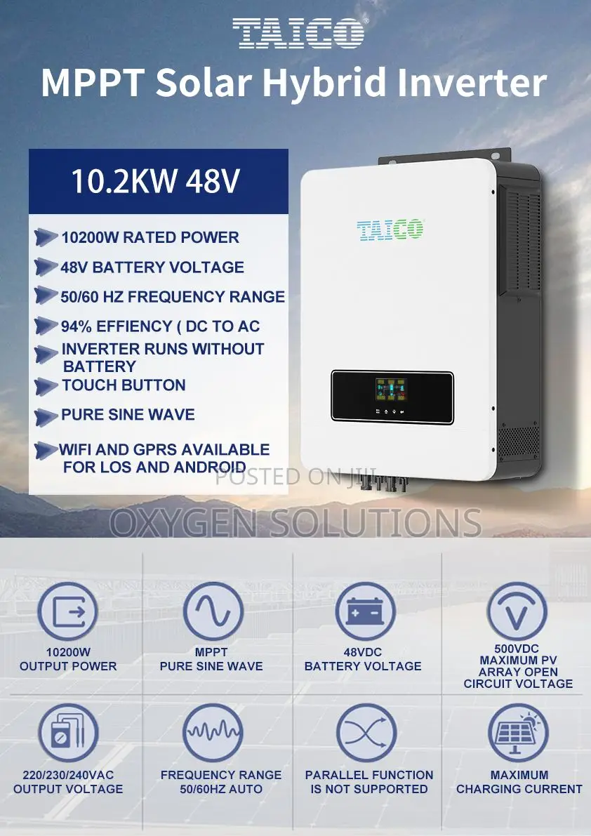 10kva 48v Taico Hybrid Inverter