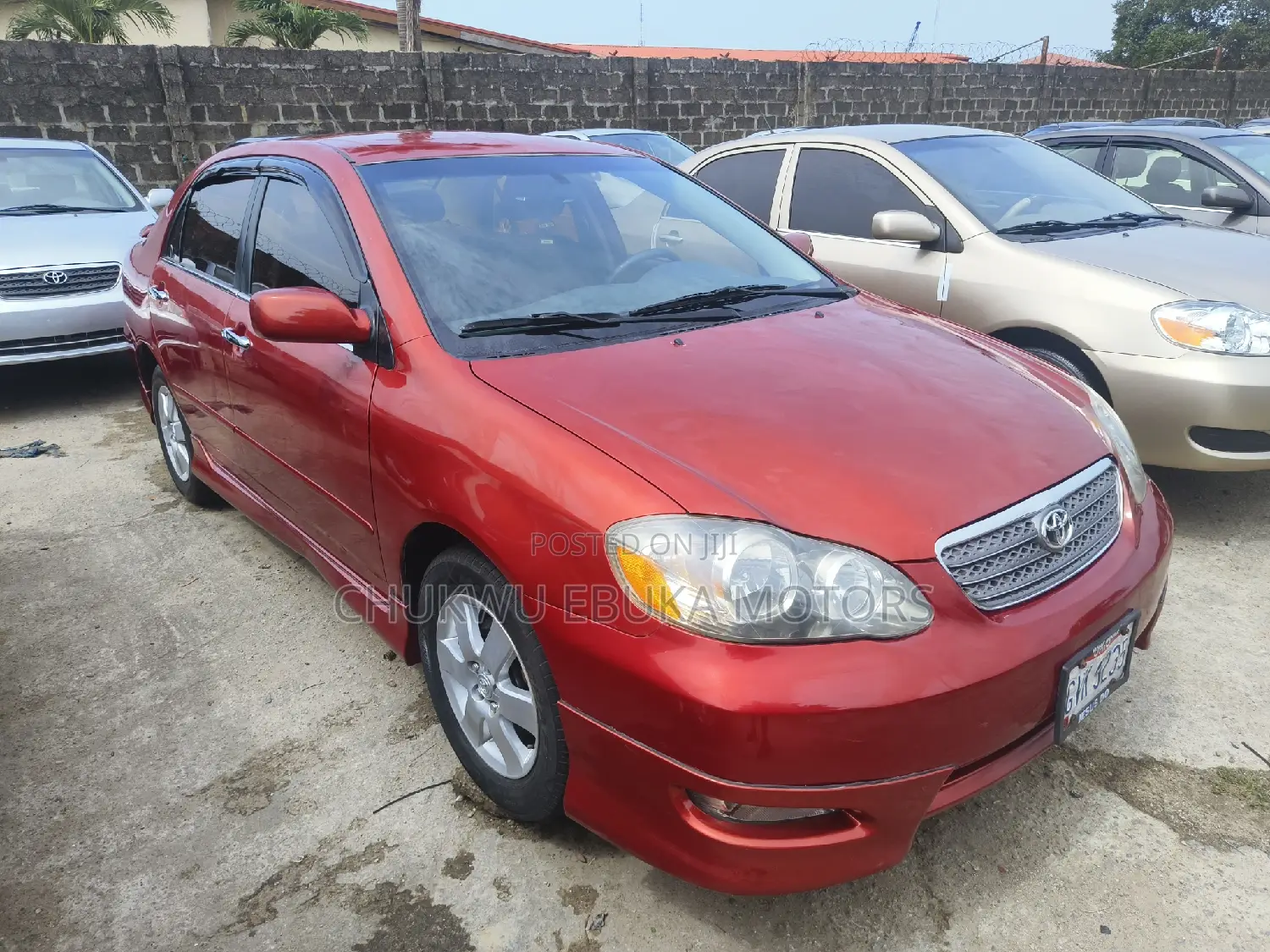 Toyota Corolla S 2007 Red